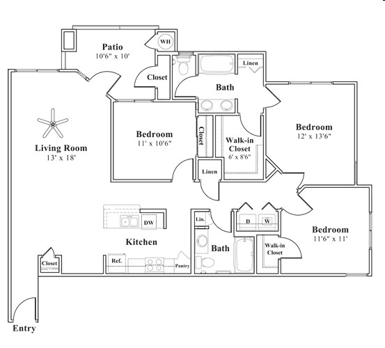 3x2 1084 1084 floor plan