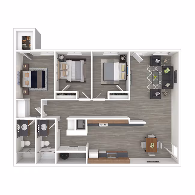 Unit 6A 6A floor plan