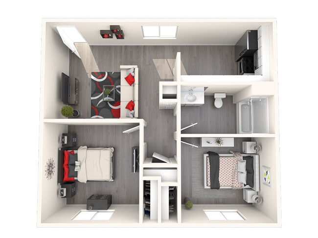 Unit AUCMLZ 2044 floor plan