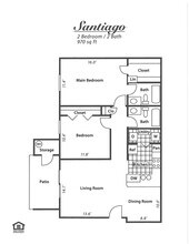 Santiago 162 floor plan