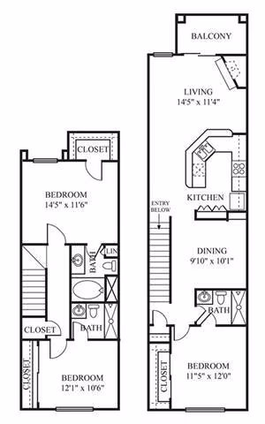 Unit 2384 2037 floor plan
