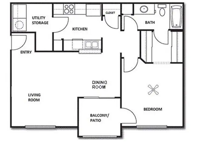 Unit 1108 2027 floor plan