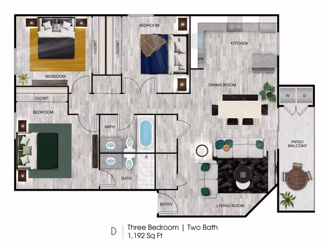 Unit 2074 1074 floor plan