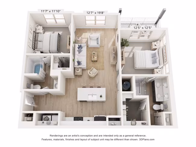 Unit 12-2096 12-2096 floor plan