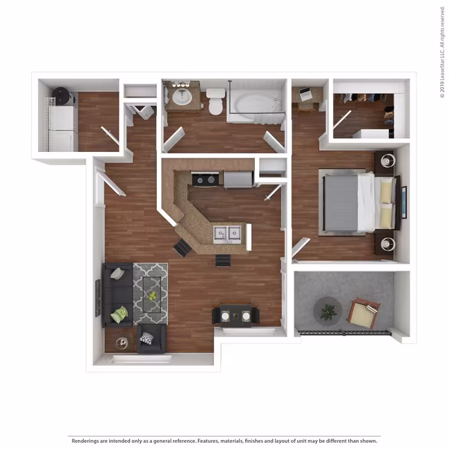 Unit 1147 1131 floor plan