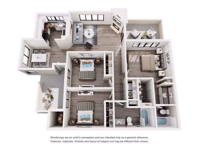 Unit 2063 1088 floor plan
