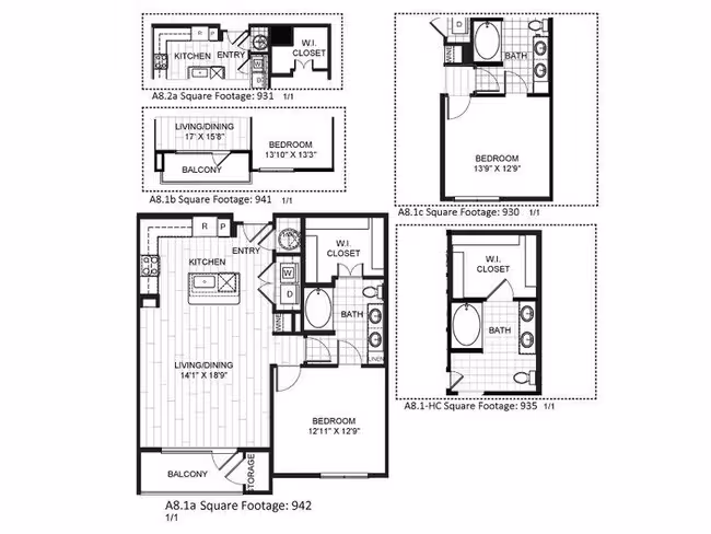 Unit AUCQMZ B-3040 floor plan