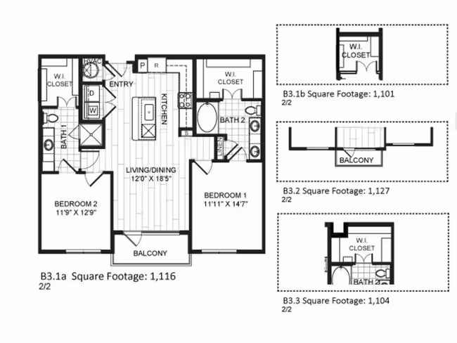 Unit AUCQUK C-2078 floor plan