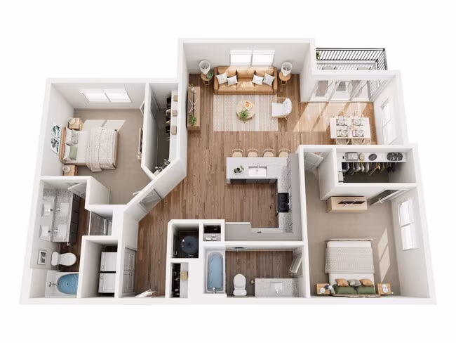 Unit 3-352 3-352 floor plan