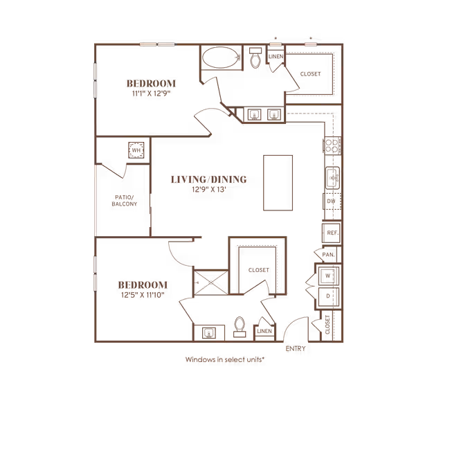 Unit 2086 3086 floor plan