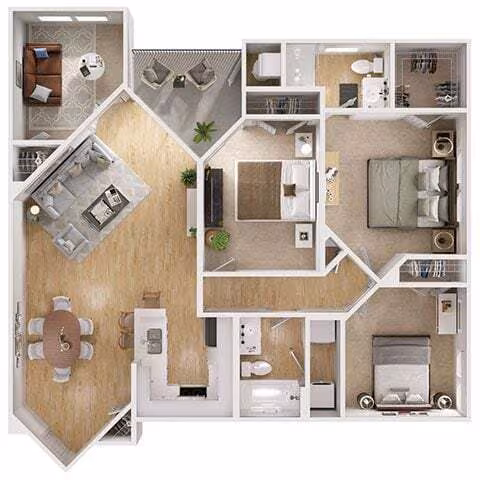 Unit 19-1139 19-3146 floor plan