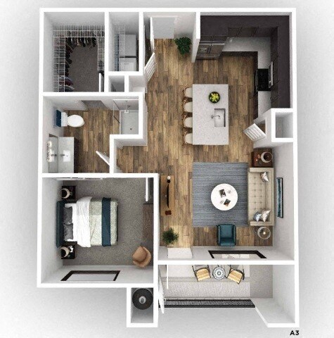 Unit 1042 2051 floor plan