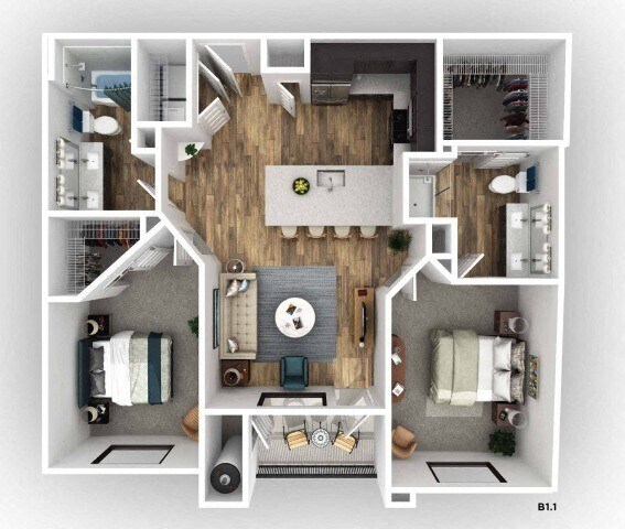 B1.1 2053 floor plan