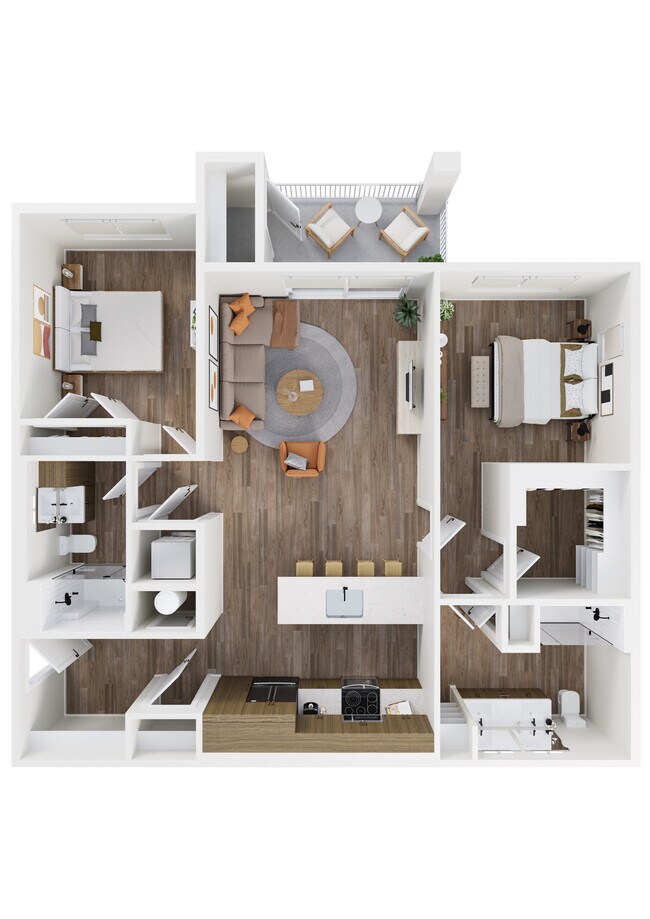 Unit M-2118 M-2118 floor plan