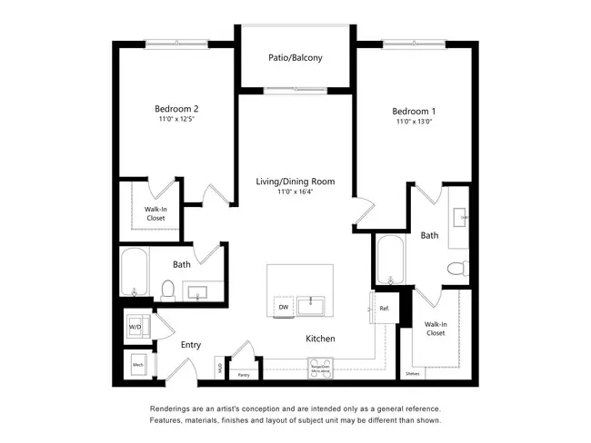 Unit 1037 1037 floor plan