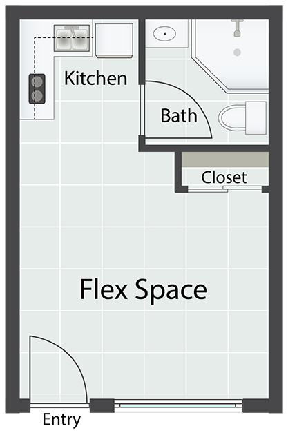 Unit F100 F100 floor plan