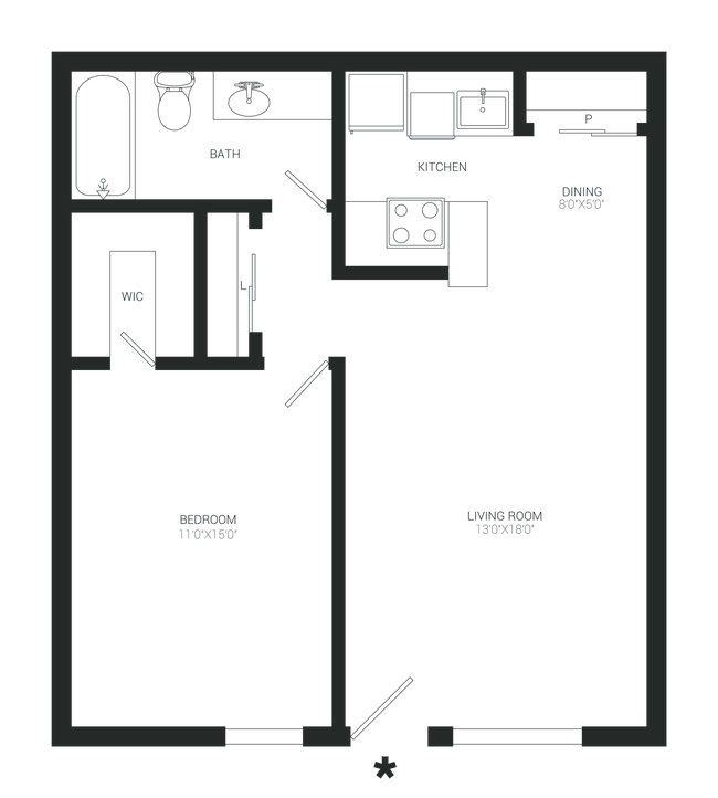 Oak 1208 floor plan