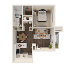 1X1 113 floor plan