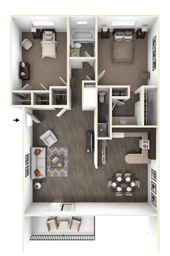 Unit C31 A12 floor plan