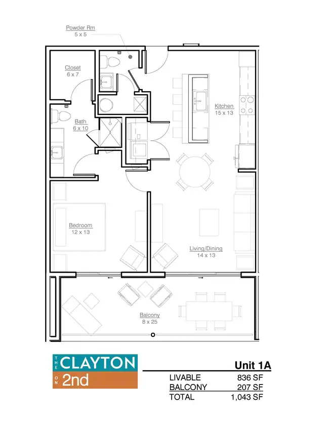 1A 3014 floor plan