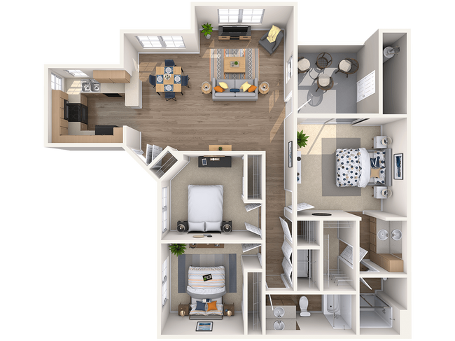 Unit 2043 2046 floor plan