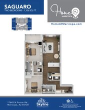 Saguaro 302 floor plan