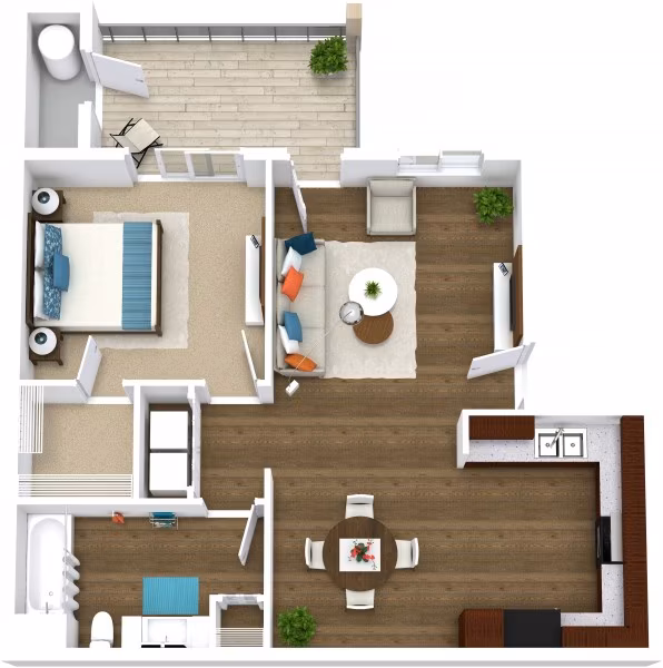 Unit 1079 1079 floor plan