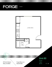 Studio 214 floor plan
