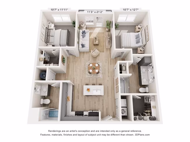 B4 2-205 floor plan