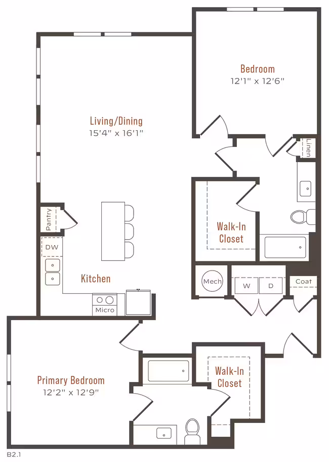 Unit 2089 2089 floor plan