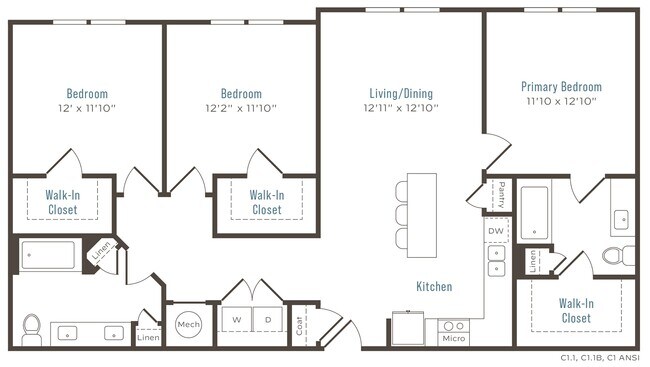 Unit 1004 1004 floor plan