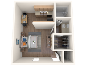 Studio 119 floor plan