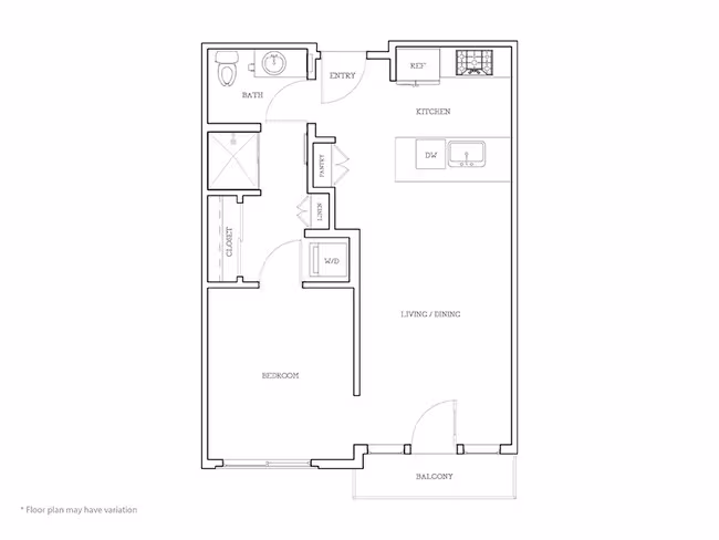 Unit AUCMQA 5035 floor plan