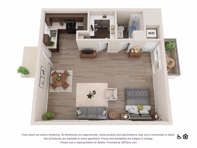 Unit AAA102 00M102 floor plan