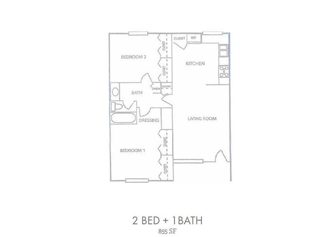 Unit AUCMLA 239 floor plan