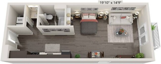Unit B306 B306 floor plan