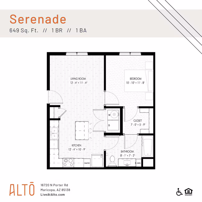 Serenade E307 floor plan