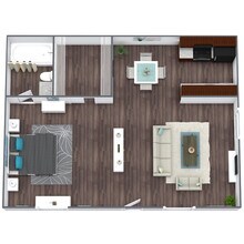 Studio 2115 floor plan
