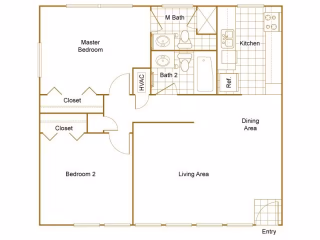 Unit 7049-70492 1915-19158 floor plan