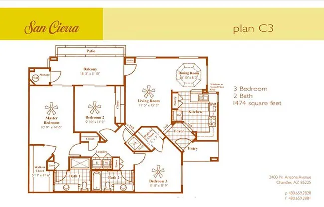 C-3 2049 2049 floor plan