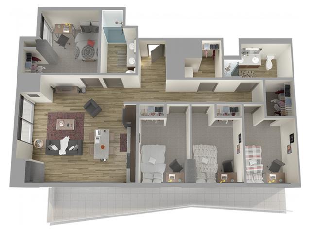 Unit Private Private floor plan