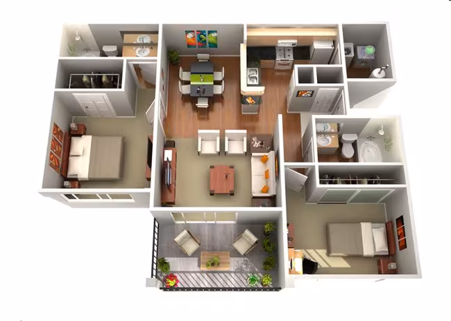 Mariposa 2108 2108 floor plan