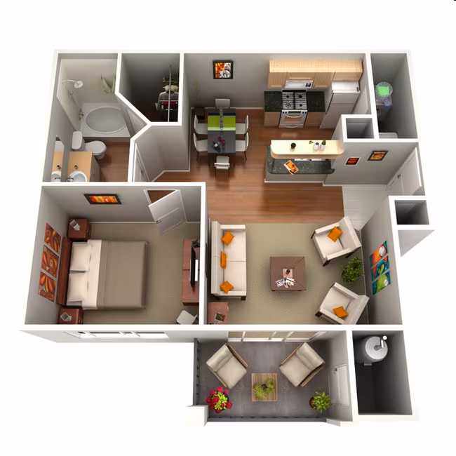 Unit 1045 2043 floor plan