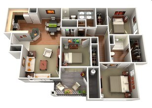 Zinnia 1105 1105 floor plan