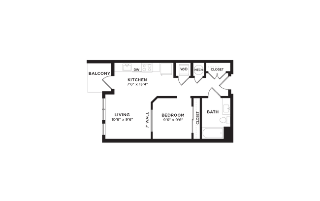 Unit 2-2161 2-2164 floor plan