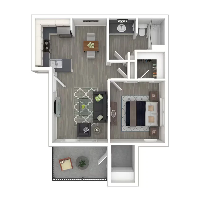 1x1A 1113 floor plan