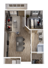 1B 2074 floor plan