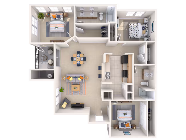 Unit 2425 2425 floor plan