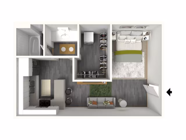 Wilshire Building H-H118 floor plan