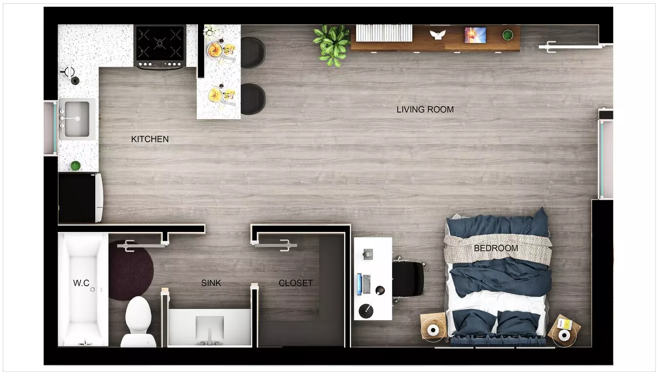 S1 Platinum F-155 floor plan